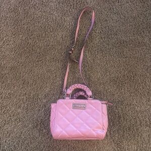 Steve Madden Pink Quilted Crossbody Bag